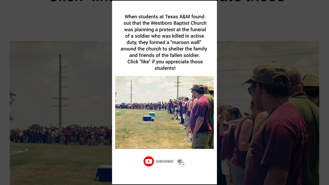 How Students Blocked a Church Protest to Protect a Fallen Soldier 🇺🇸