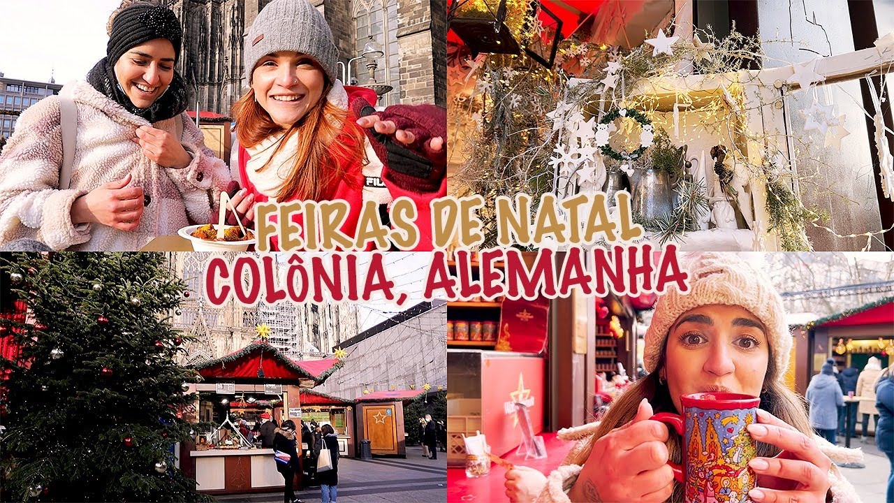 BATE-VOLTA NA ALEMANHA - CONHECENDO OS MERCADOS DE NATAL DE COLÔNIA! 😍🇩🇪 | Natasha Salvucci