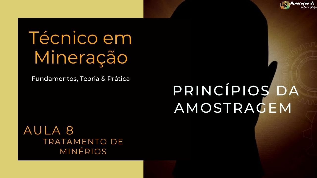 PRINCÍPIOS DA AMOSTRAGEM - Aula 8 - Técnico em Mineração