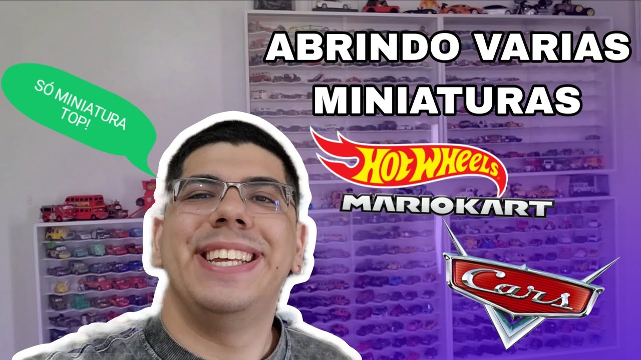 COMPREI VARIOS HOTWHEELS DO MARIO KART E CARROS DISNEY 