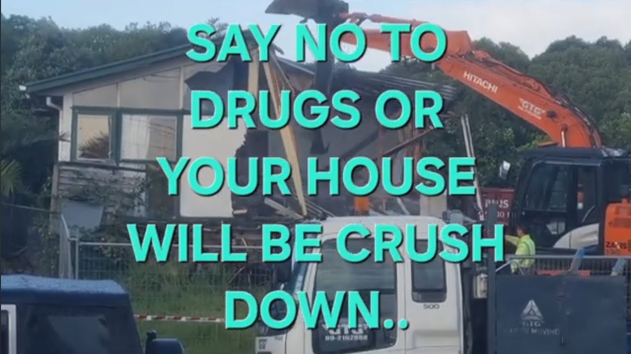 SAY NO TO DRUGS OR YOUR HOUSE WILL END UP  LIKE THIS ONE 