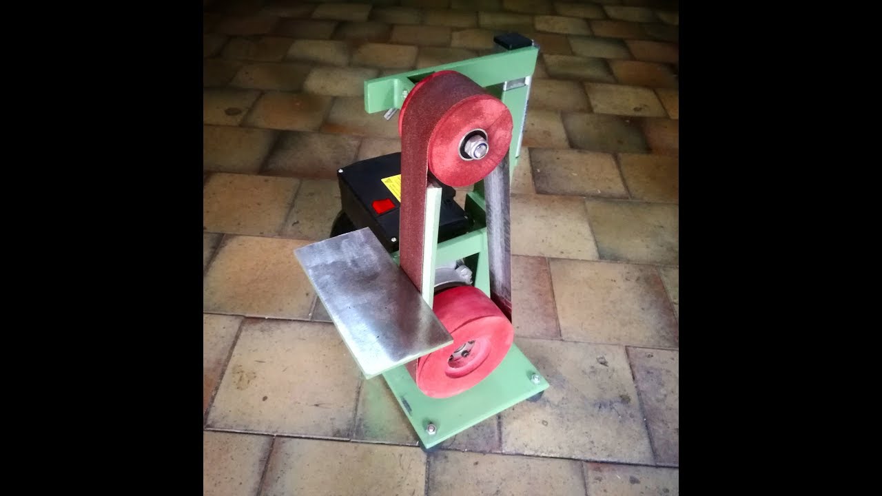 BELT GRINDER HOME MADE - DIY LEVIGATRICE A NASTRO - KNIFE MAKING