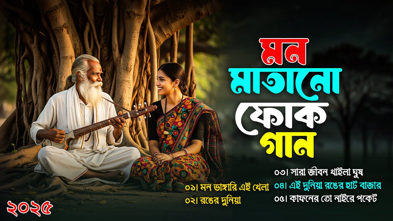 মন মাতানো সেরা ফোক গান | Bengali Folk Songs Jukebox | Bangla Folk Songs Album | Bangla Folk Mix 