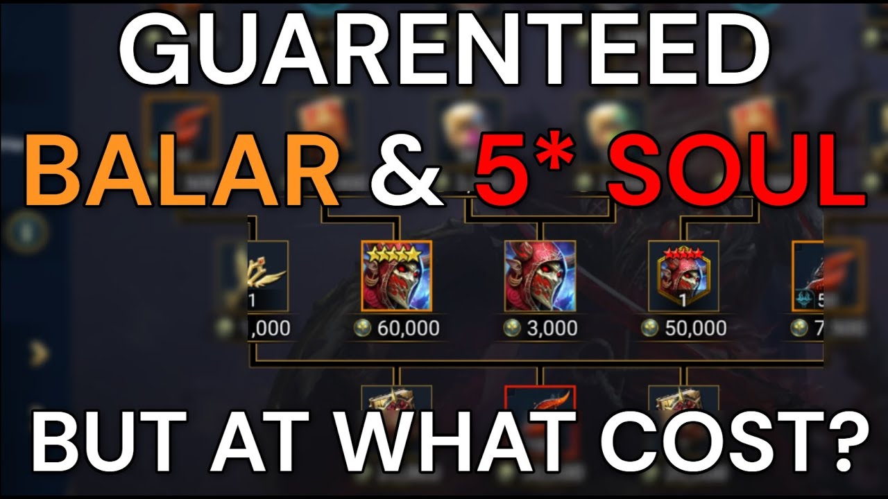 EXPENSIVE BUT...WORTH IT? MAYBE? NEW BALAR THE LOST GUARENTEED HERO'S PATH - RAID: Shadow Legends