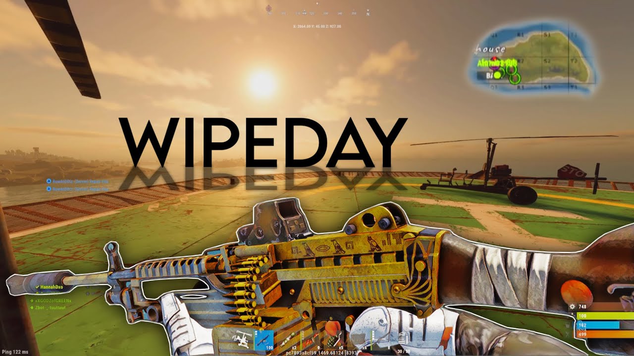 I Played WIPE DAY on an ISLAND (Part 1) Rust Console Ps5 