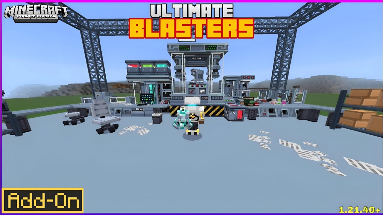 Ultimate Blasters Addon Minecraft PE 1.21+ #minecraft #Mcpe