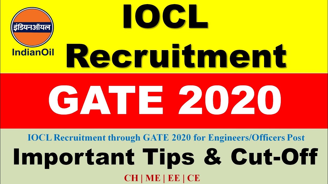 PSU Recruitment through GATE 2020 IOCL | IOCL Recruitment 2020 | latest Job 2020 | PSU