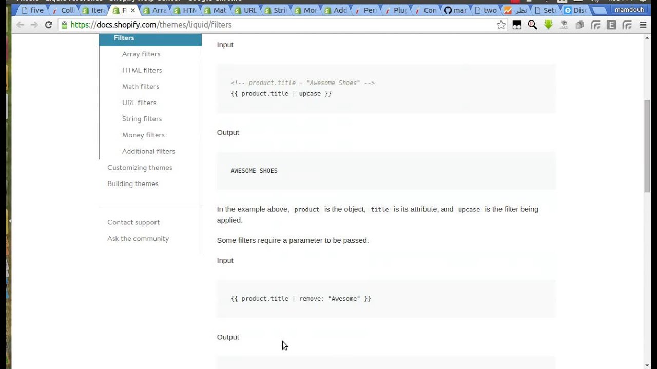 Liquid template filter overview 1  (ARABIC)