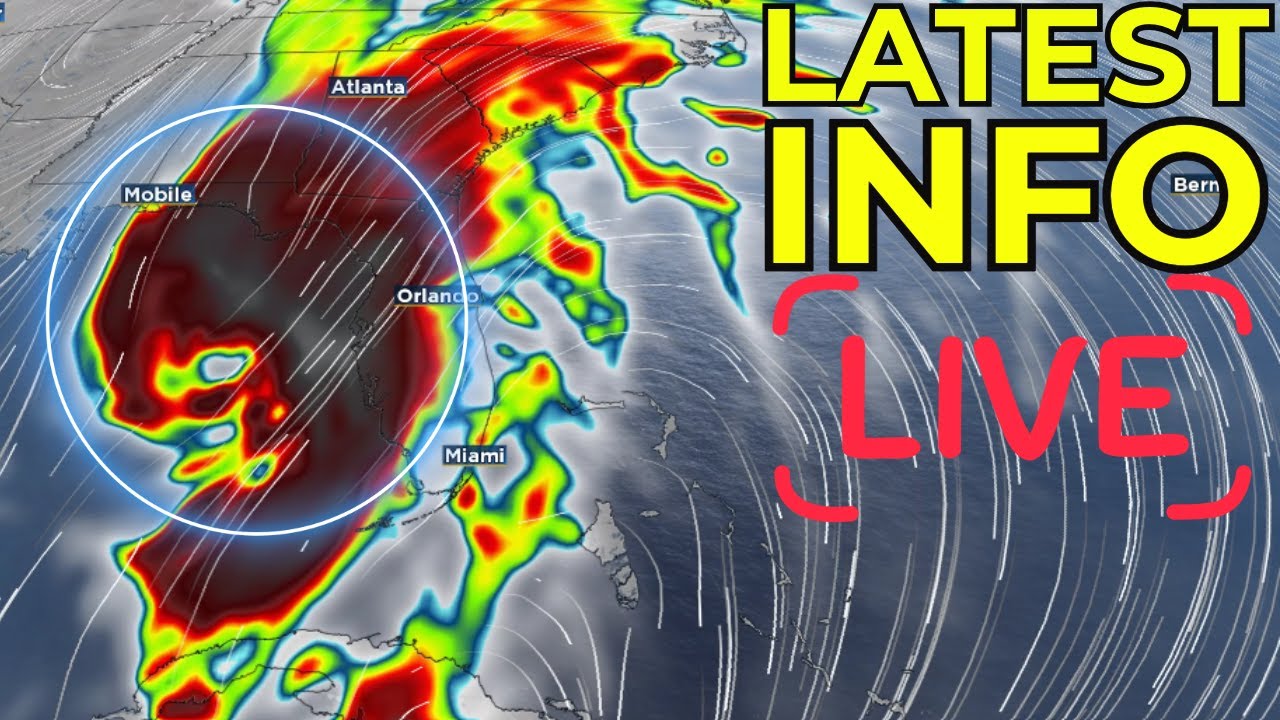LIVE: Major Hurricane Likely To Impact Florida (Potential Tropical Cyclone Nine Update)