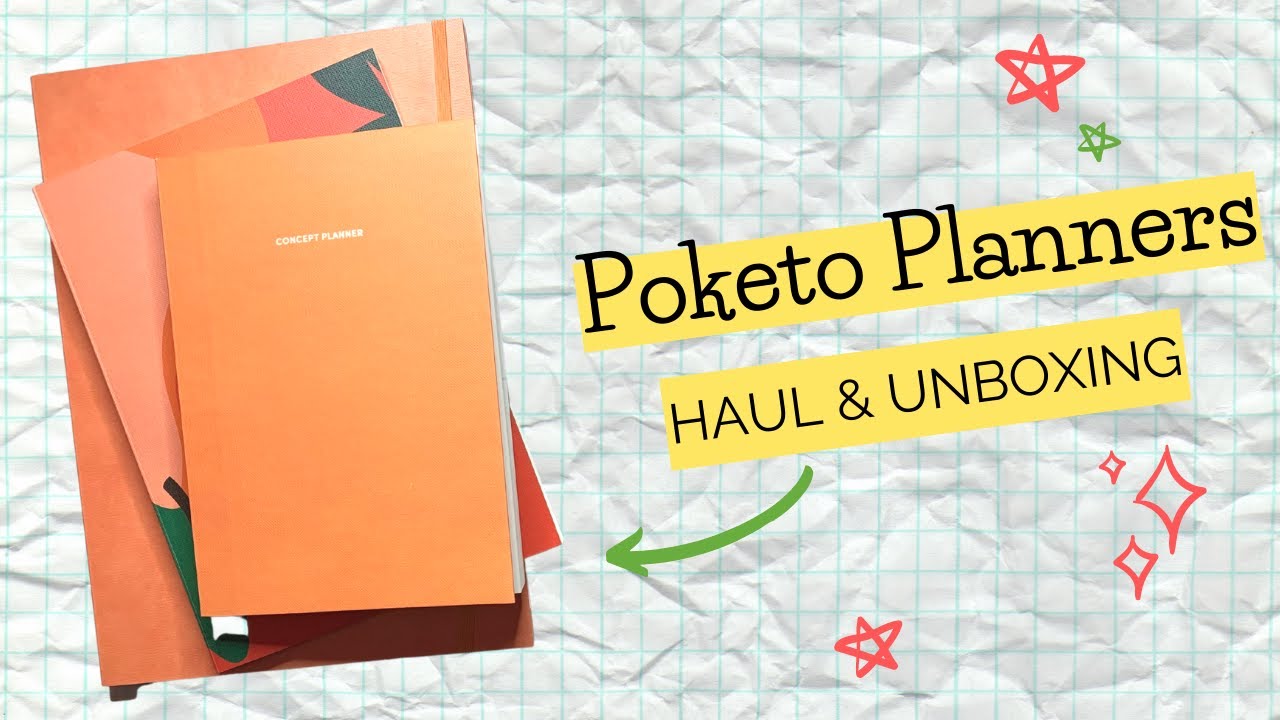 POKETO PLANNER Haul & Unboxing | Goal Planner, Project Planner & More!