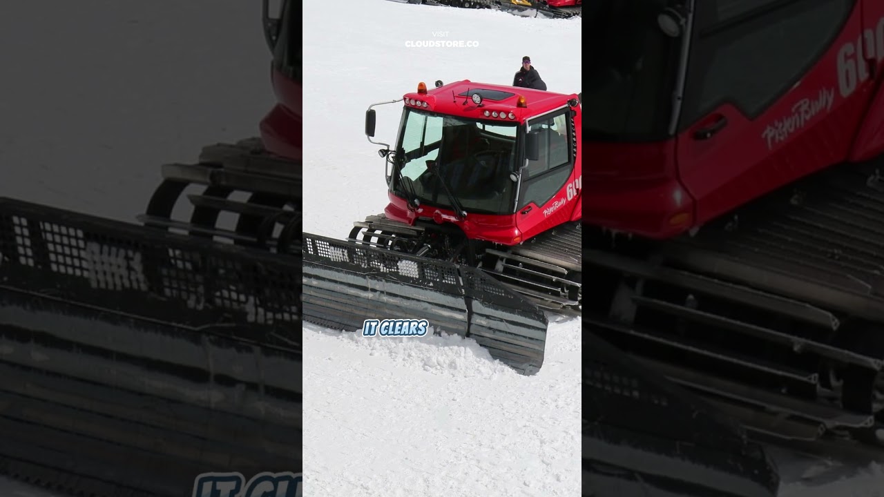 How Snow Groomers Create Perfect Ski Slopes! ❄️ | Snow Grooming Explained