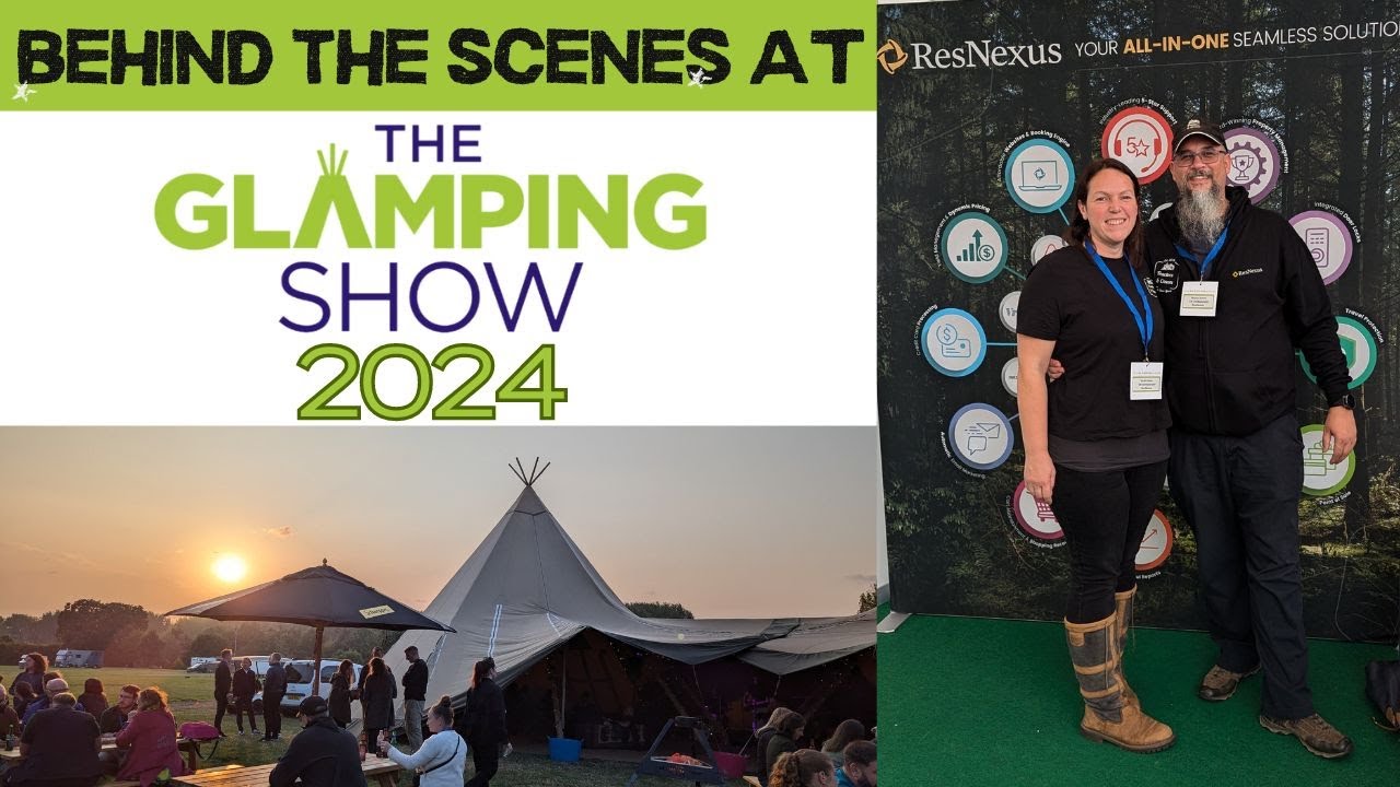 Behind the Scenes at the UK Glamping Show 2024!