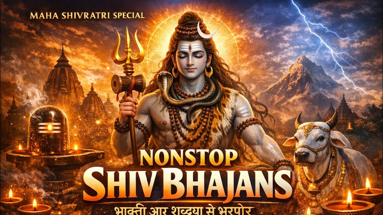 🔥 महाशिवरात्रि नॉनस्टॉप भजन | सबसे शक्तिशाली शिव भजन | Om Namah Shivaya भक्ति Songs 🔥 