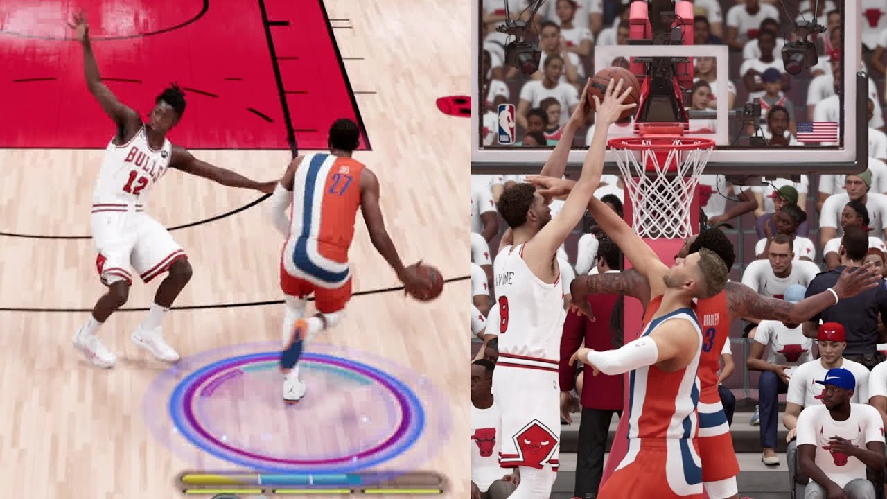 NBA 2K23 My Career - I'm Cold, But He's Leaning! LaVine Dunks on Porzingis! EP 98 SFG4