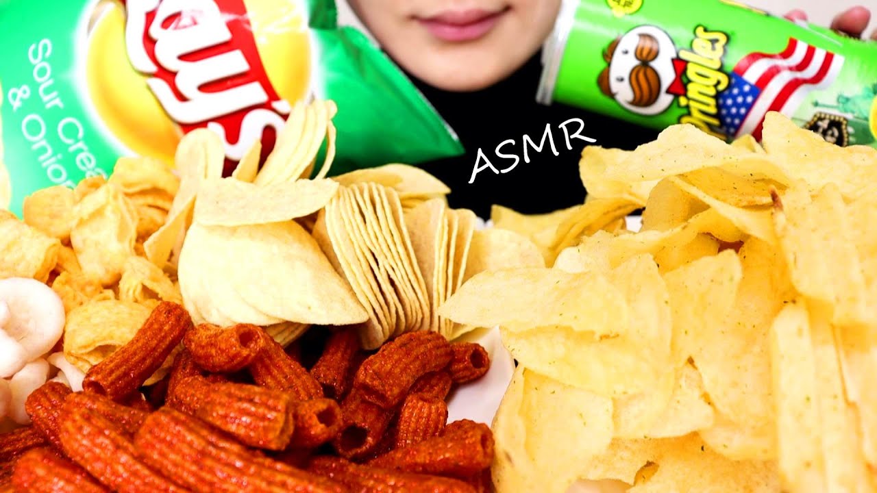 [ASMR] Ешьте картофельные чипсы