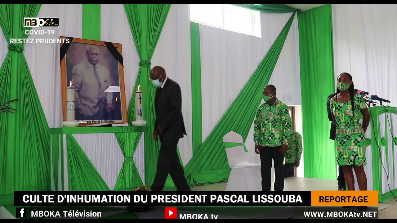 Culte d'inhumation du pr&eacute;sident Pascal Lissouba