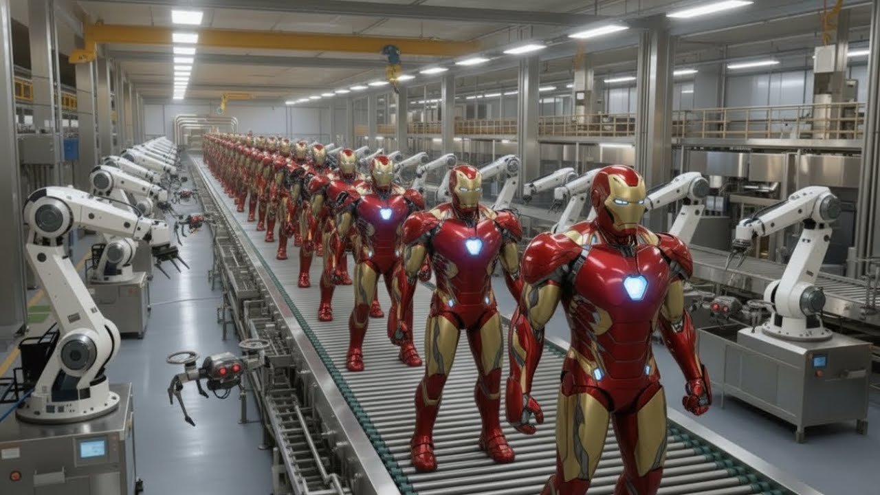 Inside a Mega Iron Man Factory &ndash; How Iron Man Suits Are Made