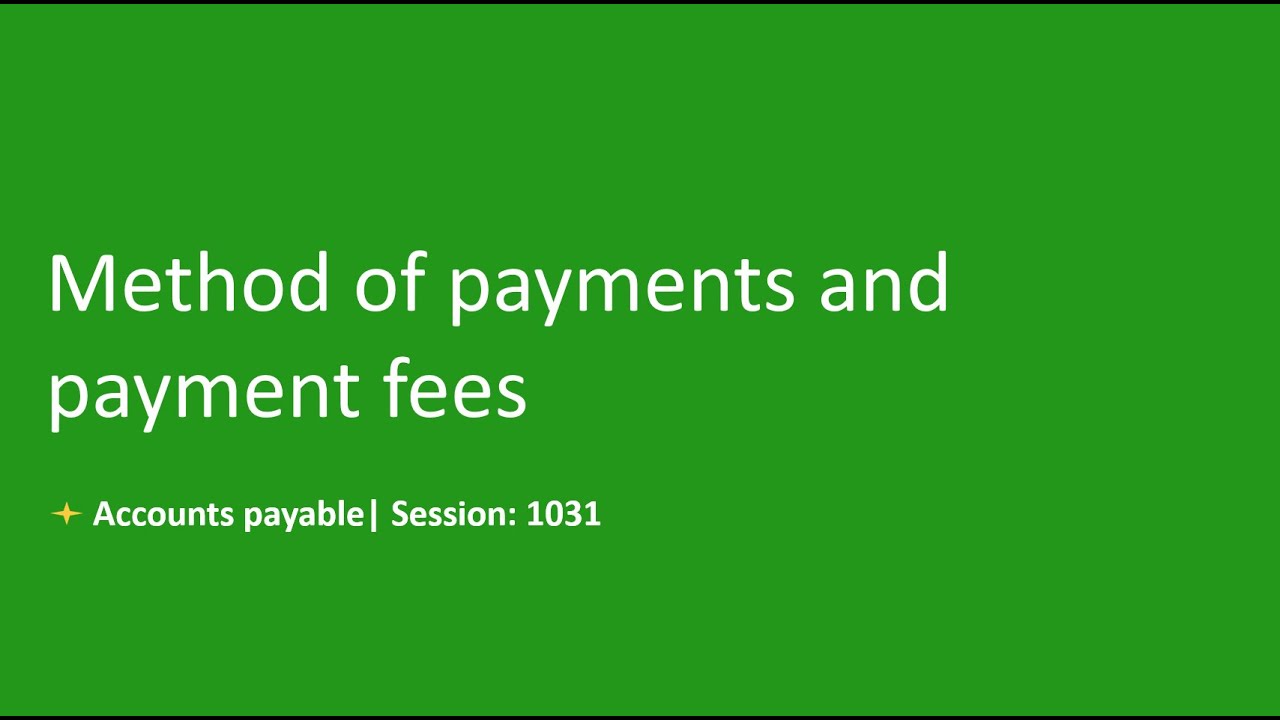 [Arabic] 1031 - Method of payment and payment fees