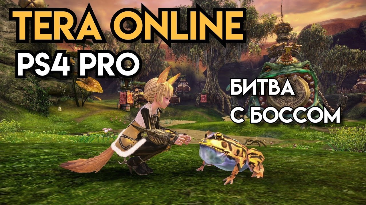 TERA online (Ps4 Pro) 》Open beta 》Битва с боссом