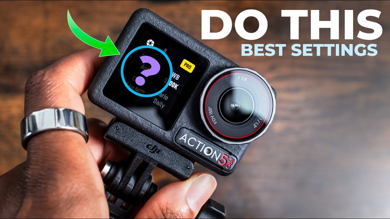 DJI Osmo Action 5 Pro, измените ЭТИ настройки