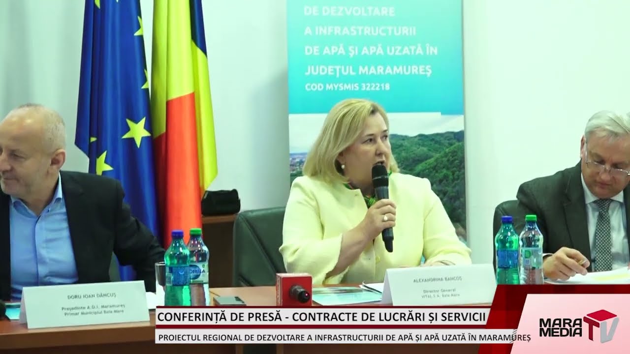 Proiectul regional de dezvoltare a infrastructurii de apă și apă uzată în județul Maramureș