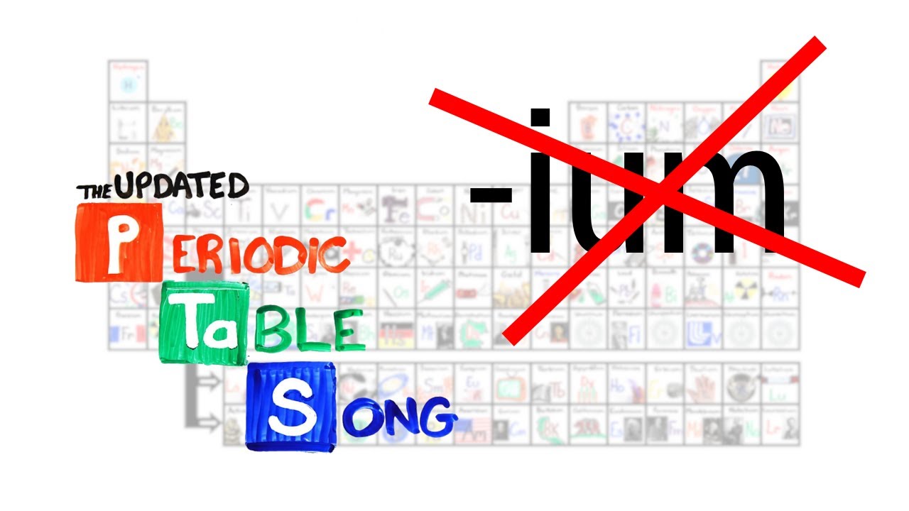 The Periodic Table Song but it's only the elements that don't end with 'ium'