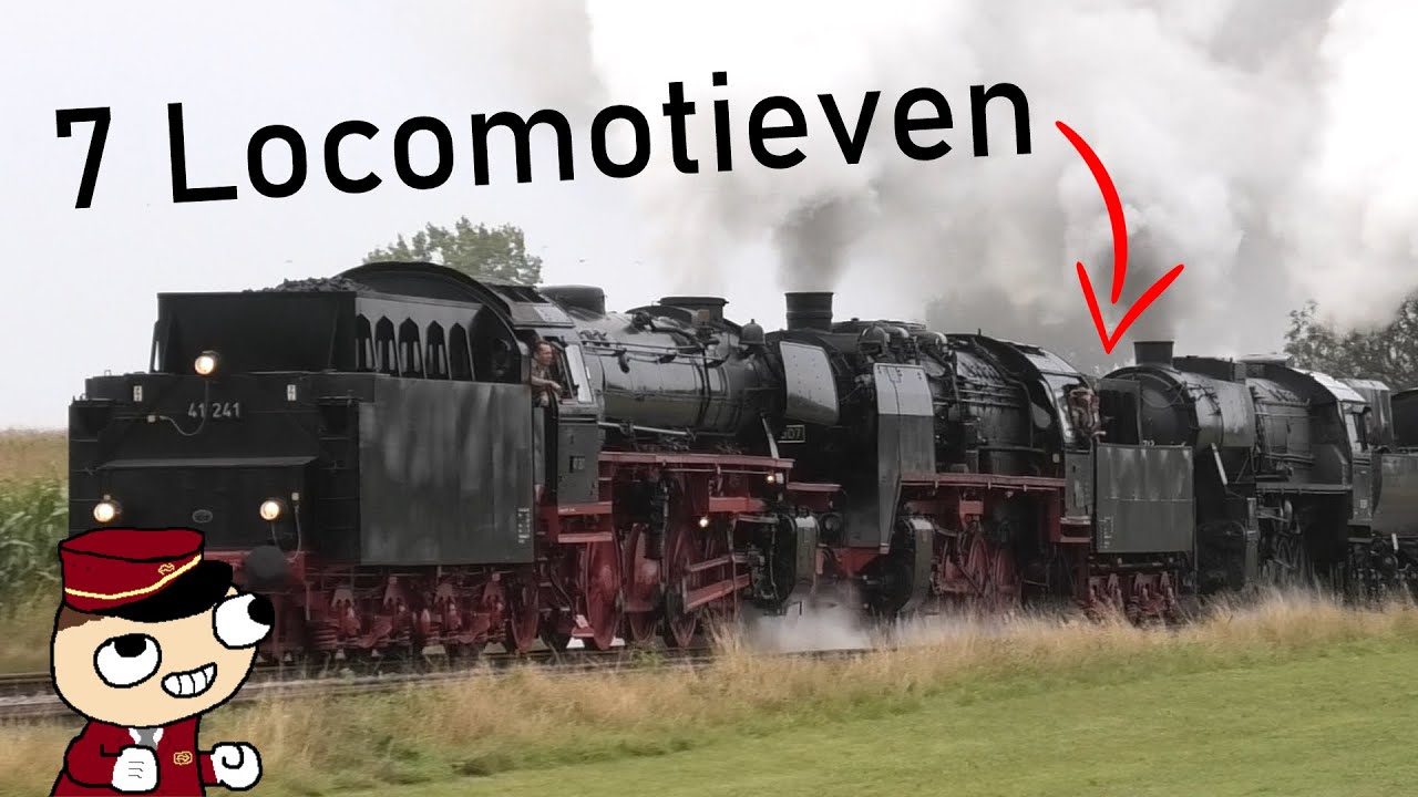 7 STOOMLOCS voor de vrijdagavond trein Beekbergen - Loenen | VSM Terug naar Toen 2024