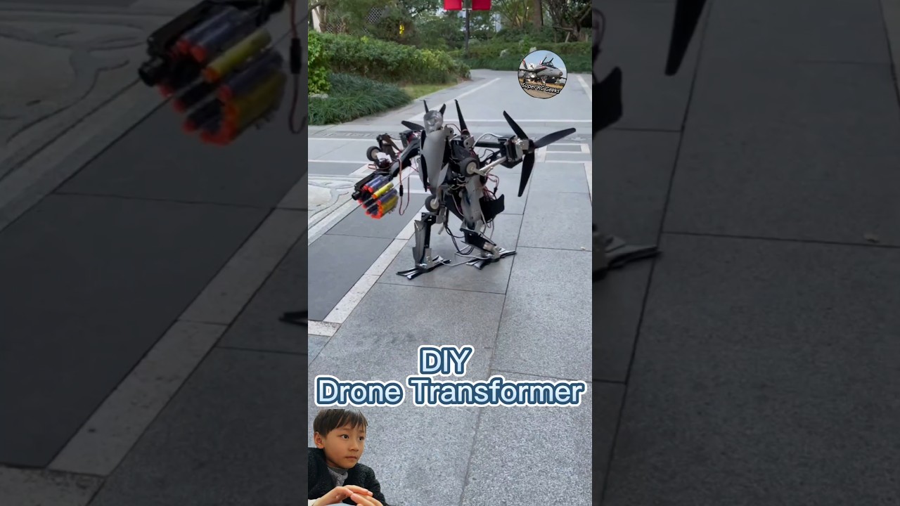 Diy drone transformer #transformers #rctoys #rcmodel #rcmodel #rc #robot