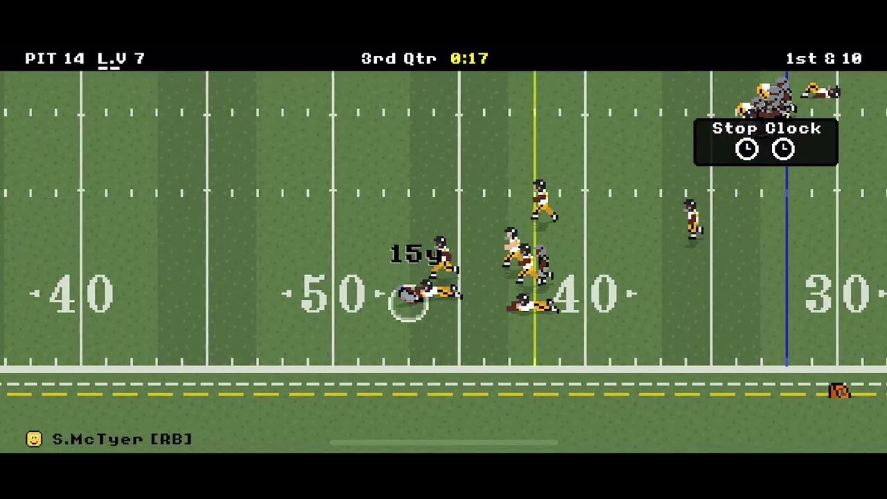 Retro bowl week 2 VS Pittsburg