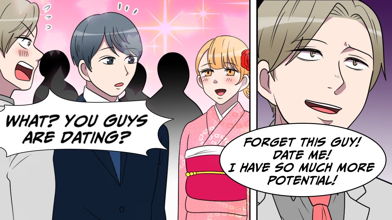 A handsome outgoing guy hits on my girlfriend and nudges her to break up with me.. [Manga Dub]