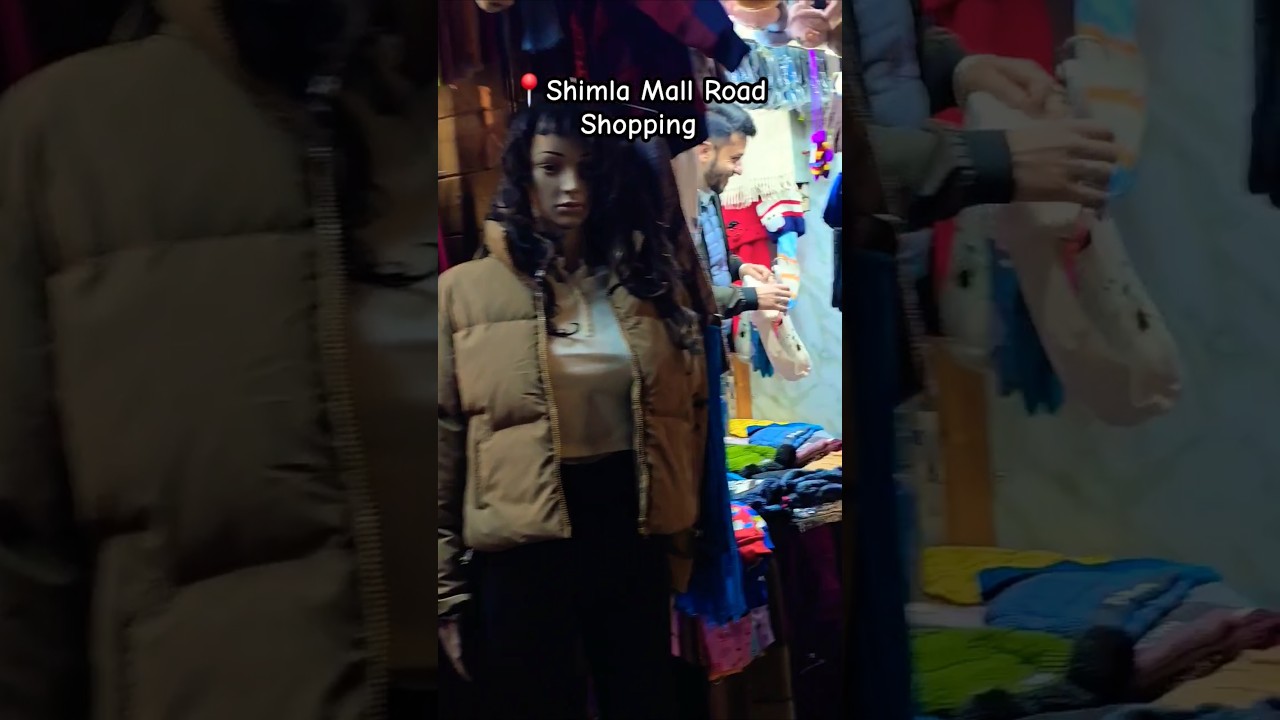 Shimla Mall Road Shopping. #shimla #shopping #mallroad