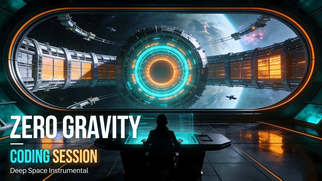 Zero Gravity Coding Session | Overnight Programming & Study Music | Deep Focus Instrumental