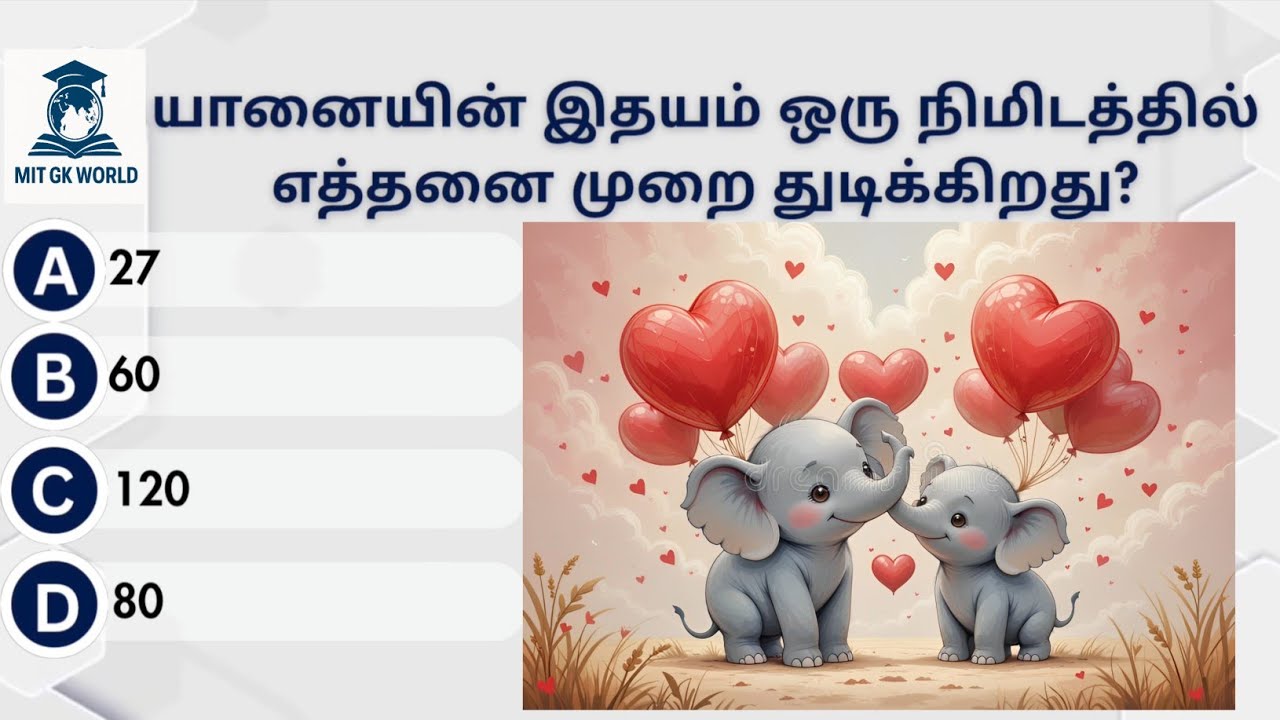 GK Questions in Tamil | TNPSC GK Quiz with Answers | Daily Tamil General Knowledge | MIT GK | 10