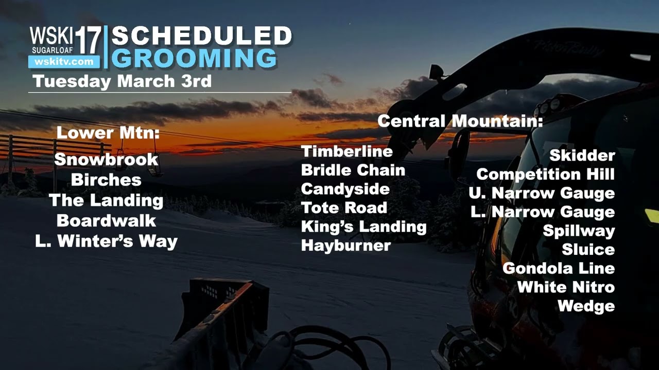 WSKI Latest Local Forecast and Trail Conditions March 3rd, 2026