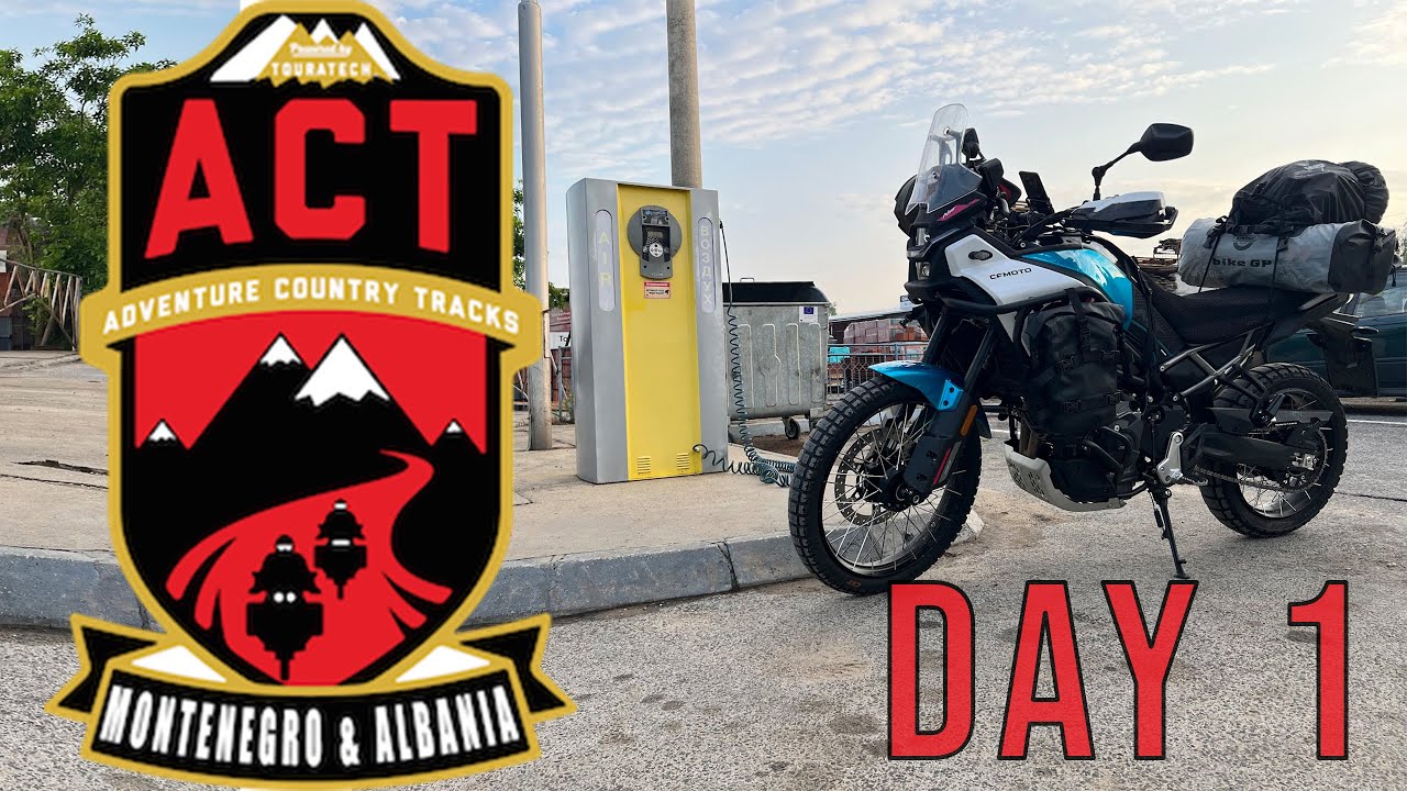 DAY 1 of ACT MONTEBANIA  on CFMOTO 450  MT