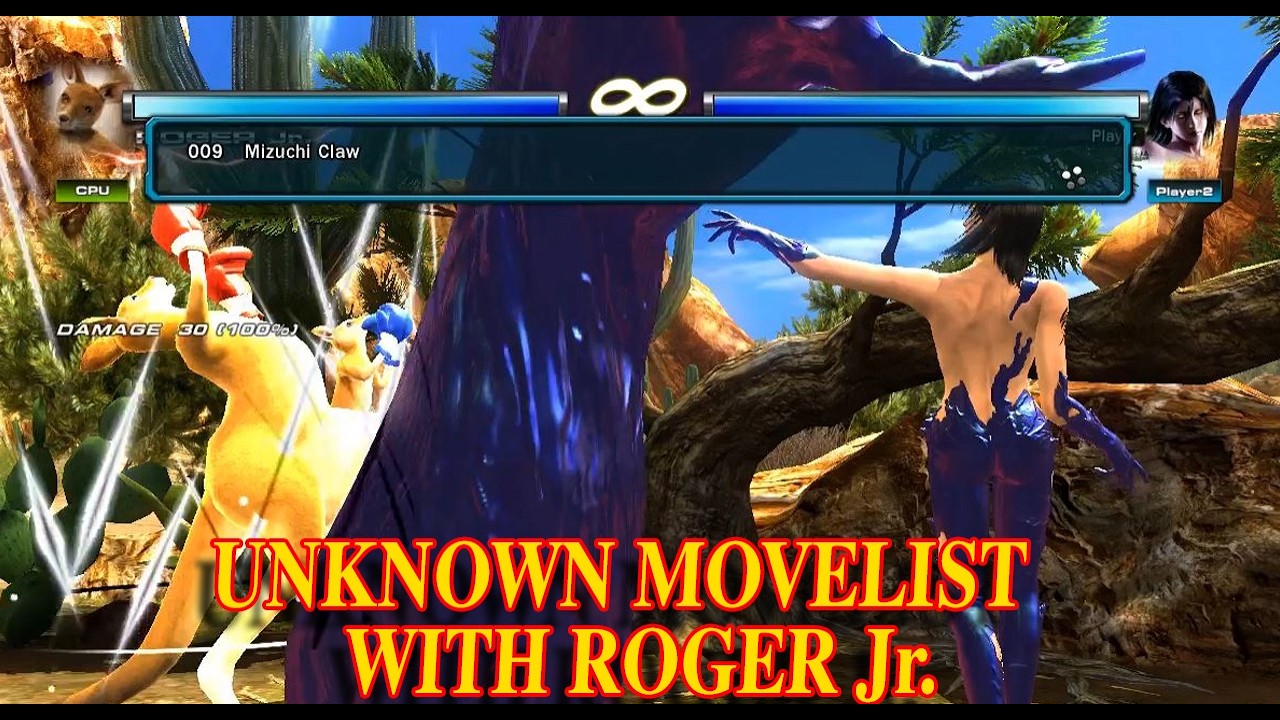 Tekken Tag Tournament 2 - Unknown Movelist With Roger Jr. (Requested)