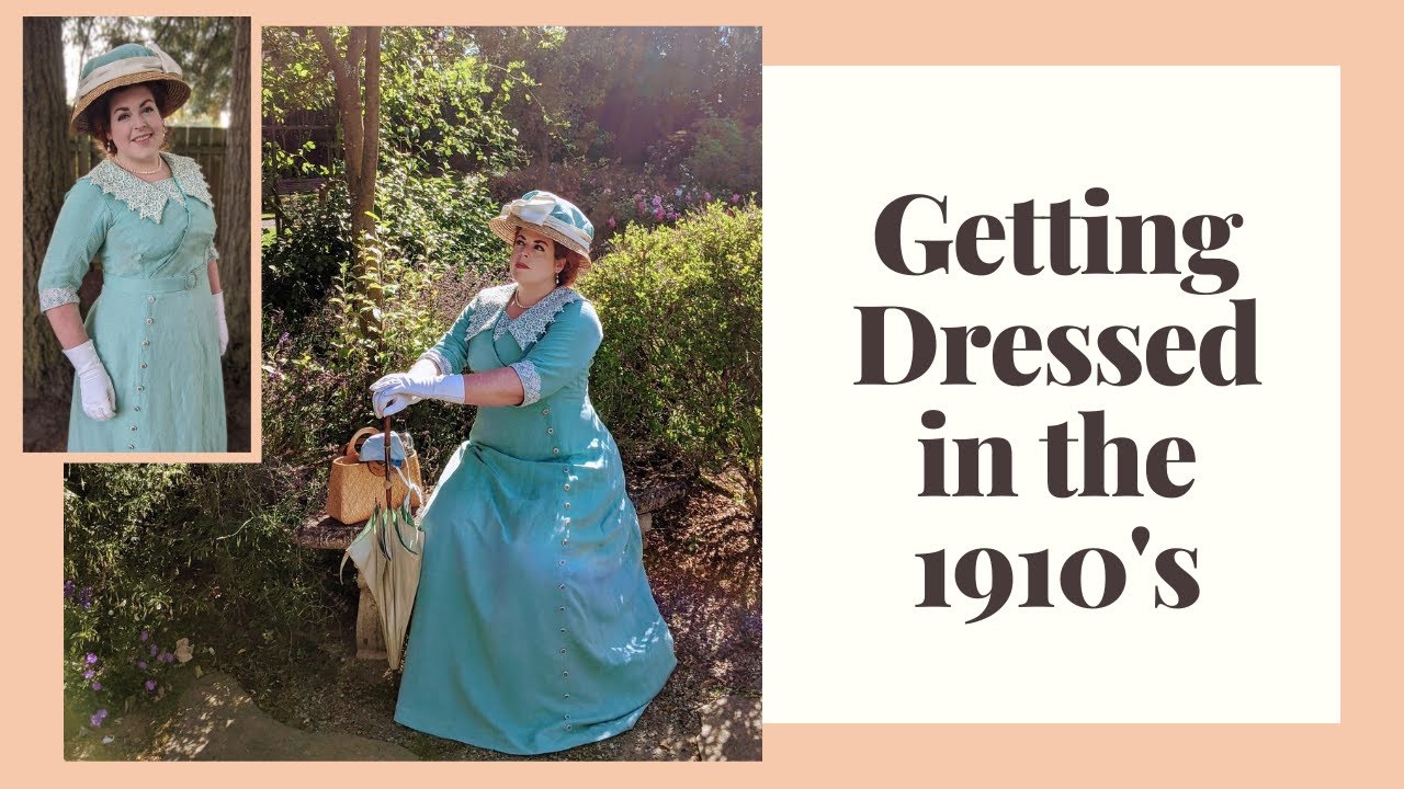 Titanic-era Hair Tutorial // Getting Dressed in the 1910's