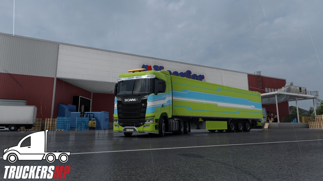 Calais-Duisbourg TruckMP With Snowymoon Sheader !