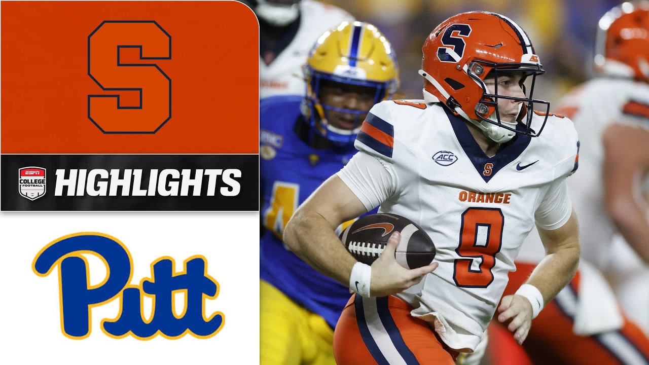 Syracuse Orange vs. Pittsburgh Panthers | Full Game Highlights | ESPN College Football