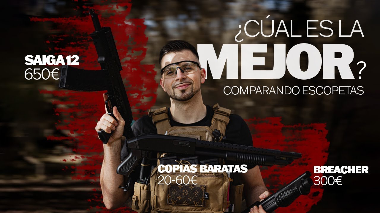 MEJORES ESCOPETAS de AIRSOFT 2026 - Saiga 12 Tokyo Marui VS Otros Modelos