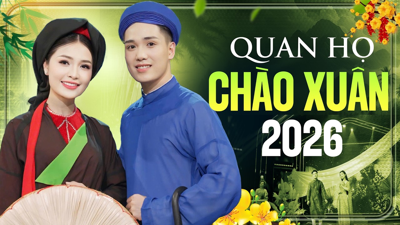 Cặp Vợ Chồng Song Ca Quan Họ Đầu Xuân 2026 - Trang Thanh, Triệu Đình Minh | LK Dân Ca Đặc Sắc