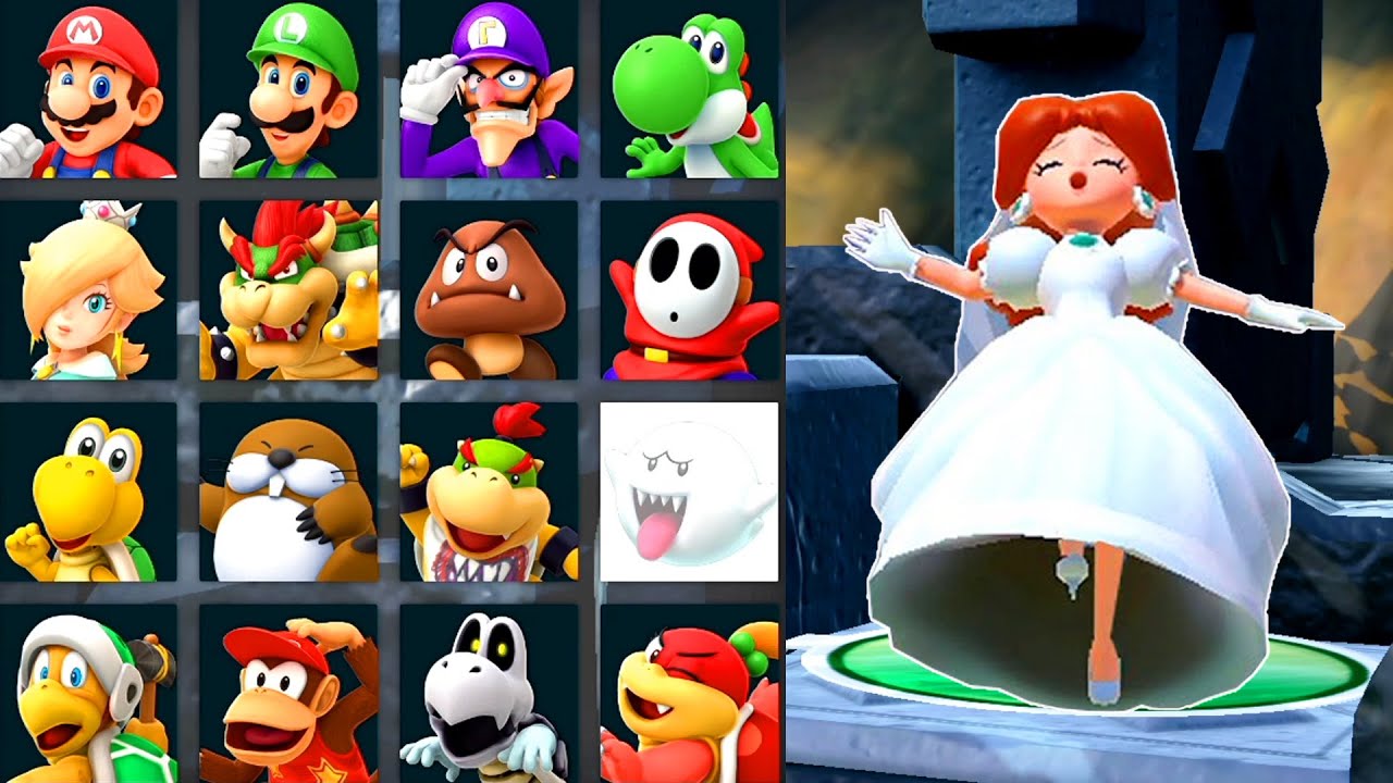 😰😰Super Mario Party😰😰 - Whomp's Domino Ruins With Daisy Wedding (Master CPU)