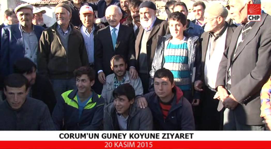 CORUM'UN GUNEY KOYUNE ZIYARET 20/11/2015