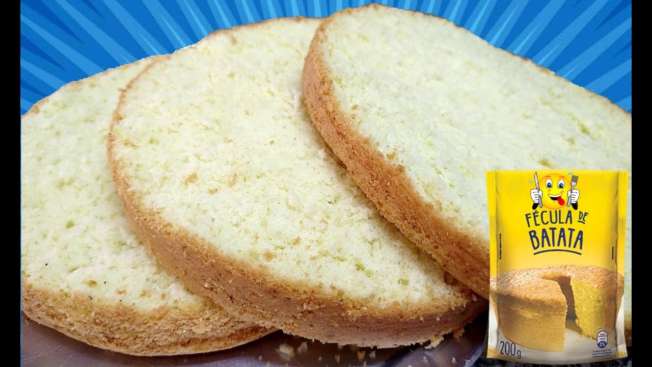 PÃO DE LÓ DE FÉCULA DE BATATA  SEUS BOLOS NUNCA MAIS SERÃO OS MESMO  DEPOIS DESSA RECEITA