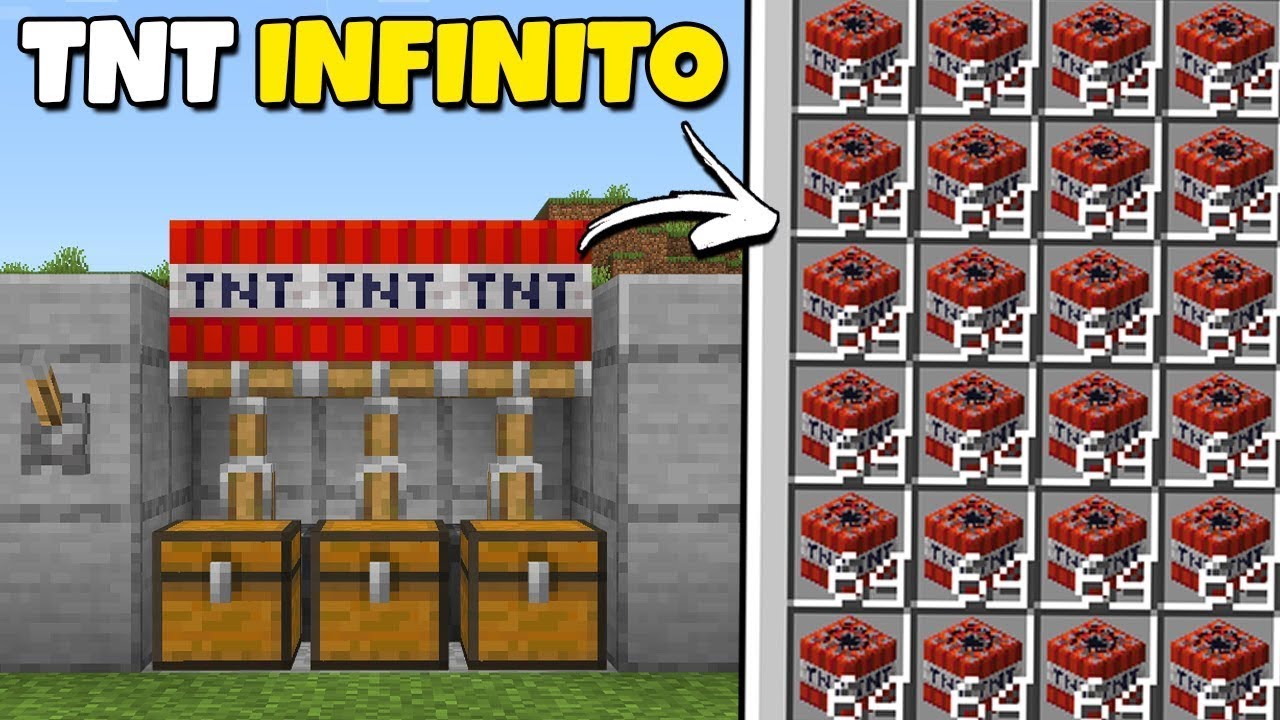 MELHOR BUG de TNT FÁCIL no Minecraft Bedrock 1.21