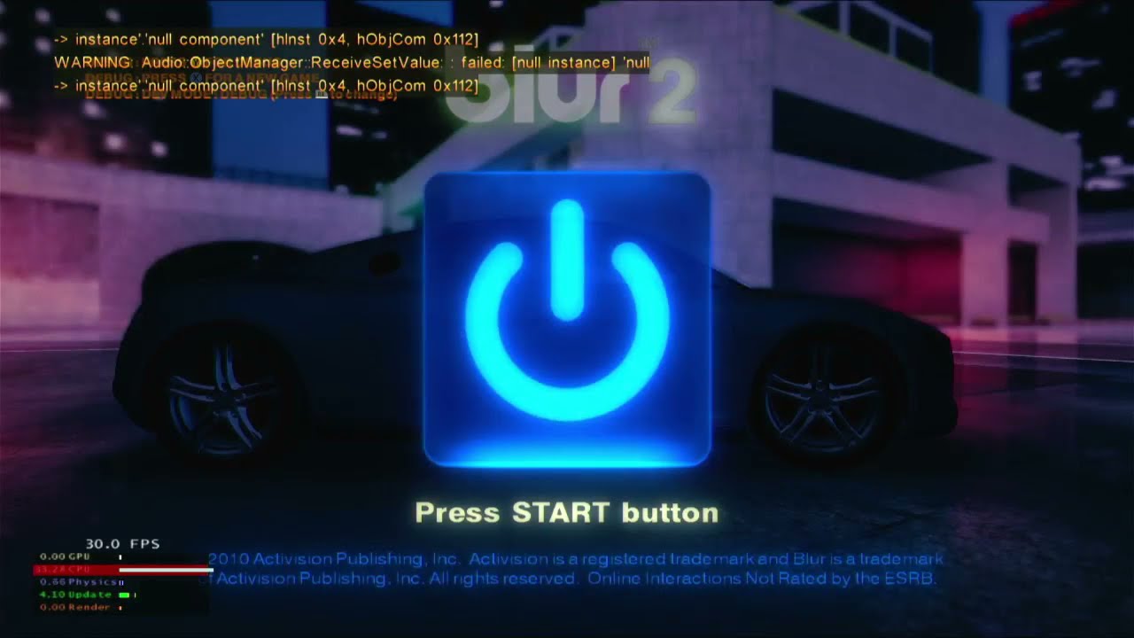 Blur 2 - Nov 10, 2010 (Xbox 360)