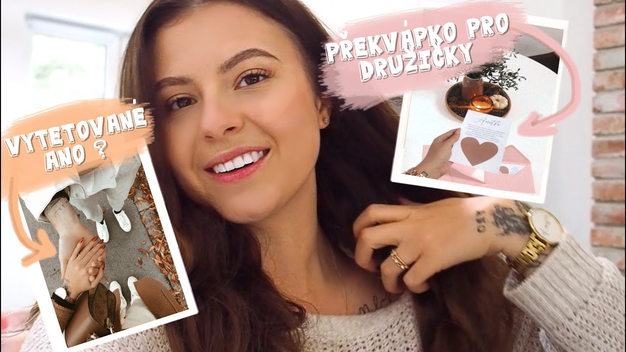 VLOG | Dárečky pro DRUŽIČKY & nové TETOVÁNÍ! 💍