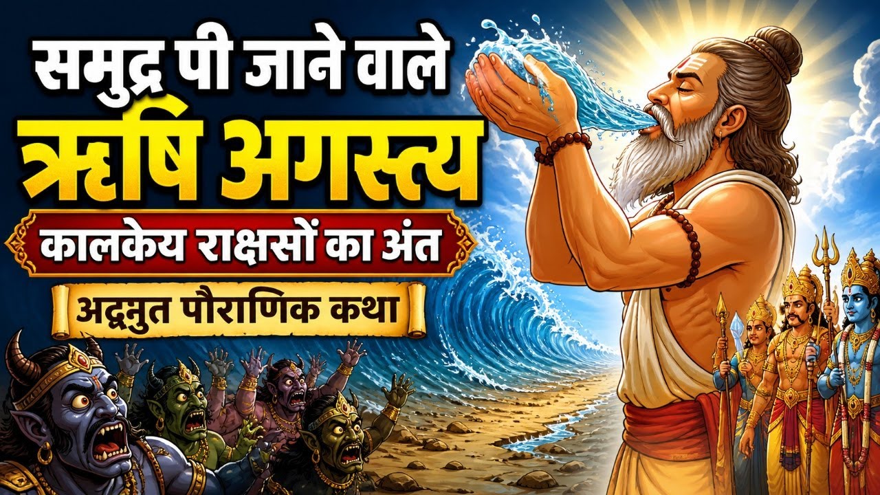 अगस्त्य: जिसने समुद्र को हराया #bedtimestoryhindi #fairytalehindi