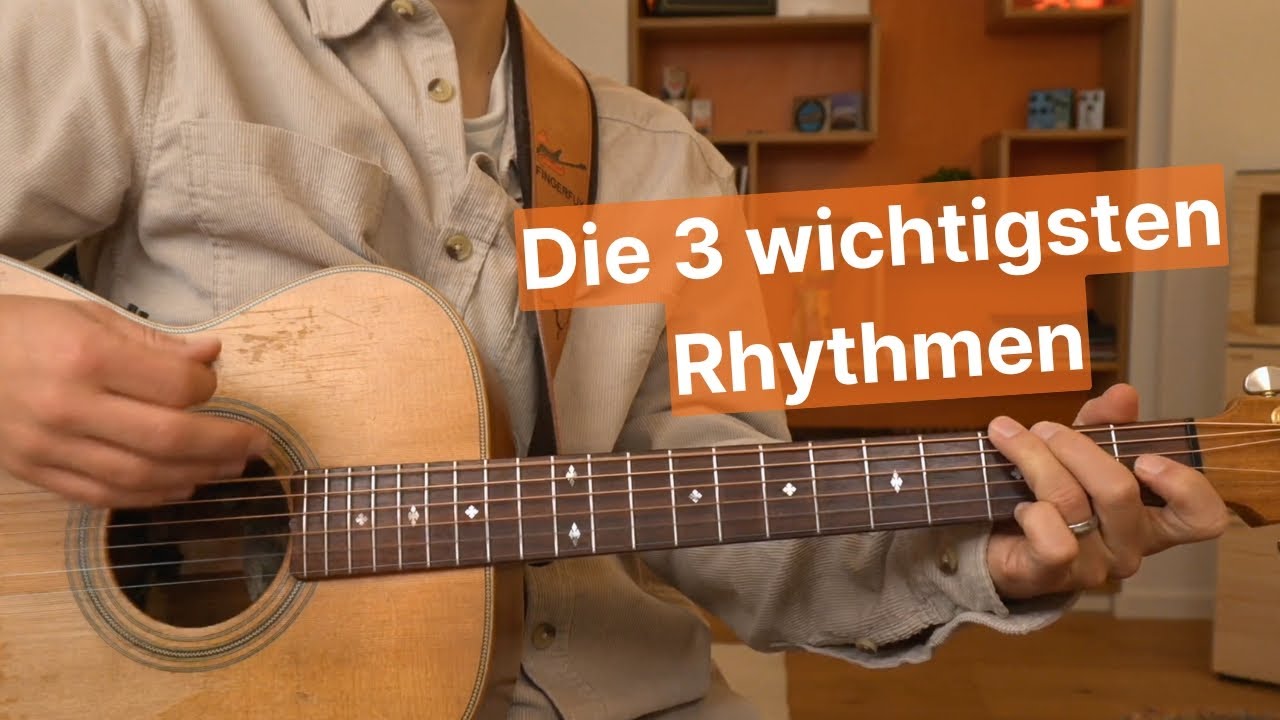 Mit diesen drei Schlagmustern kannst du über 90% aller Lieder spielen