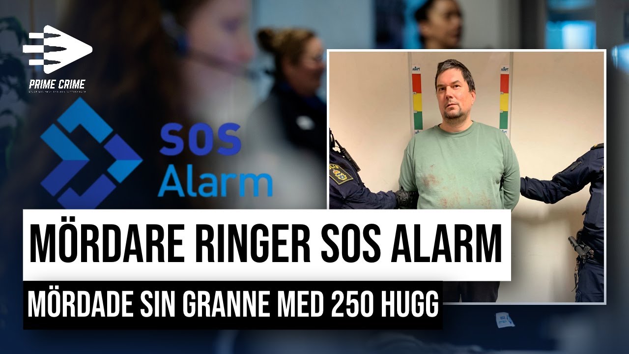 CHOCKERANDE SAMTAL: MÖRDADE SIN GRANNE MED 250 KNIVHUGG - RINGER SOS ALARM & SKRATTAR